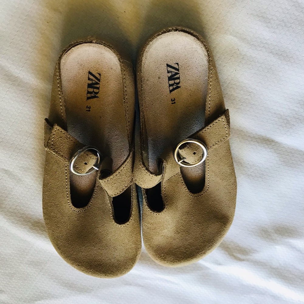 Zara Kids Tan clogs Shoes - Picture 5 of 7